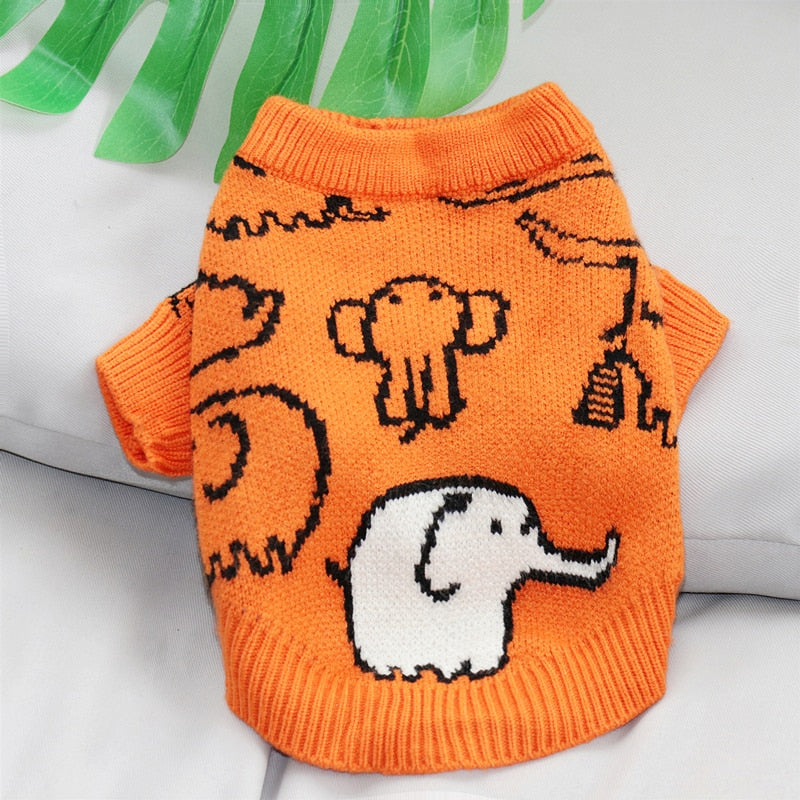 Eyelash Fringe Doggie Sweater