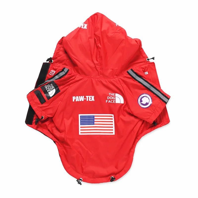 I'm American - Large Dog Hoodie