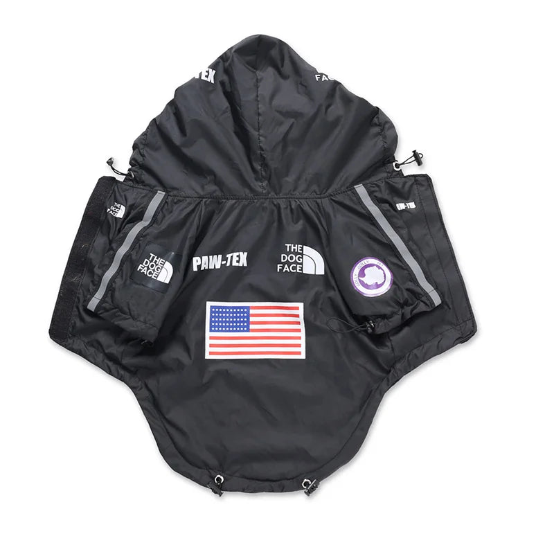 I'm American - Large Dog Hoodie