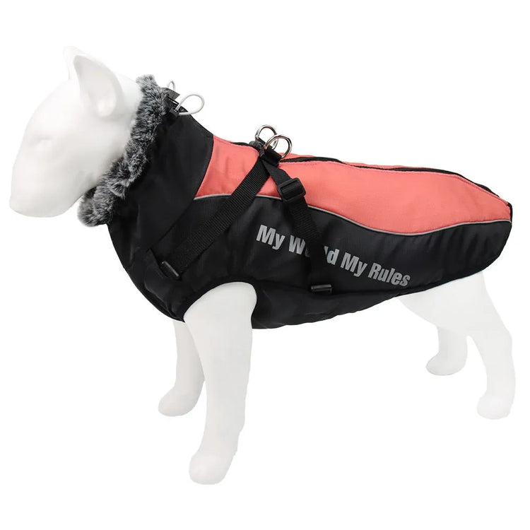 Reflective-DogCoat-black-red-reflective