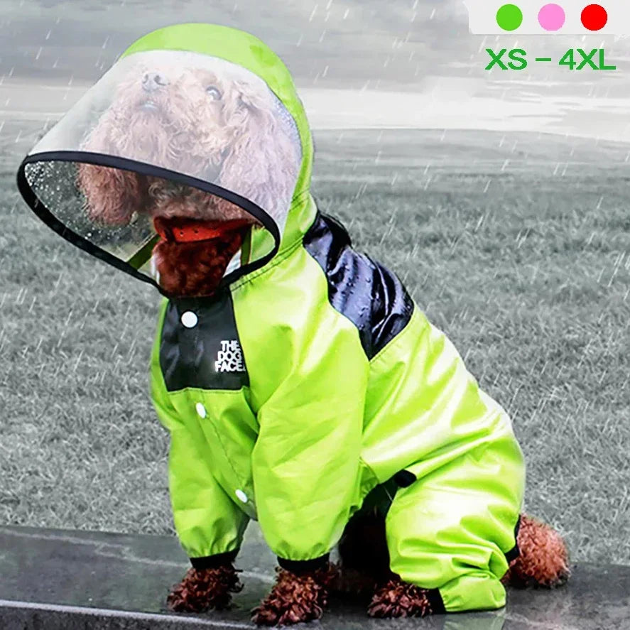 Cute Rain Protection - Dog Raincoat With Legs