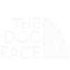 The Dog Face logo in white color